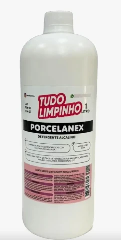 PORCELANEX  DETERGENTE ALCALINO 1 L TUDO LIMPIMHO