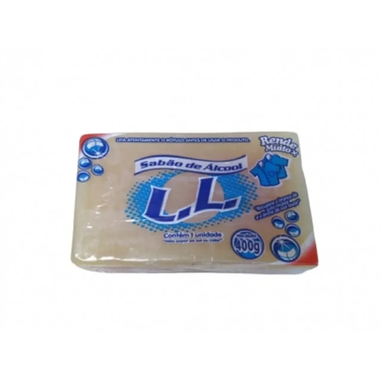SABAO DE ALCOOL EM BARRA 400GR