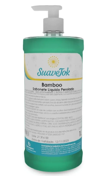 SABONETE  LIQUIDO BAMBOO 1L - SUAVETOK