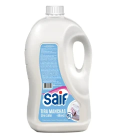 TIRA MANCHAS SEM CLORO + BRANCO SAIF 5L