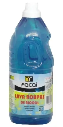SABAO DE ALCOOL LIQUIDO/LAVA ROUPAS FACAI - 2 L