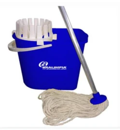CONJUNTO DE LIMPEZA MOPINHO AZUL BRALIMPIA