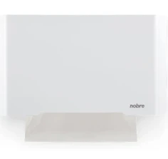 DISPENSER P/ PAPEL TOALHA (FRENTE INOX) BRANCO NOBRE