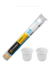 COPO PLAST 50 ML TRANSP PP C/ 100 COPOBRAS