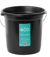 BALDE RECYCLE 1OL. - COR PRETO PLASVALE