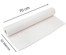 LENCOL HOSPITALAR BELA VISTA 70CM X 50M  C/6R.