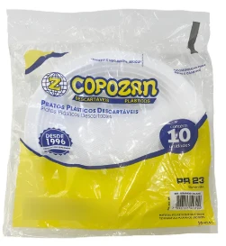 PRATO 23 BR RASO C/10 COPOZAN