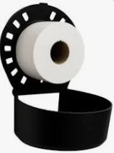 DISPENSER PAPEL HIGIENICO ROLAO PRETO SUPERPRO