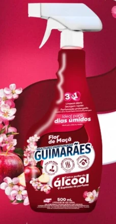 MULTIUSO PERFUMADO C/ ALCOOL FLOR DE MAÇA. 500ML GUIMARAES