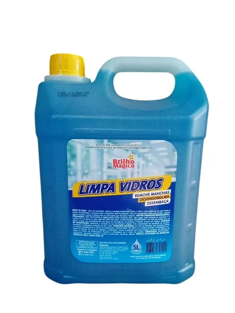 BRILHO MAGICO LIMPA VIDROS 5LT