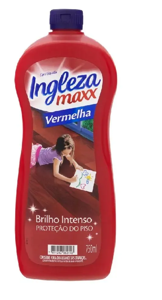 CERA LIQUIDA INGLESA MAX 750ML VERMELHA