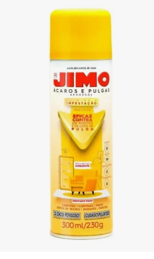 JIMO ACAROS E PULGAS AEROSSOL 300ML