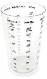 COPO GRADUADO 580ML. - COR TRANSP.