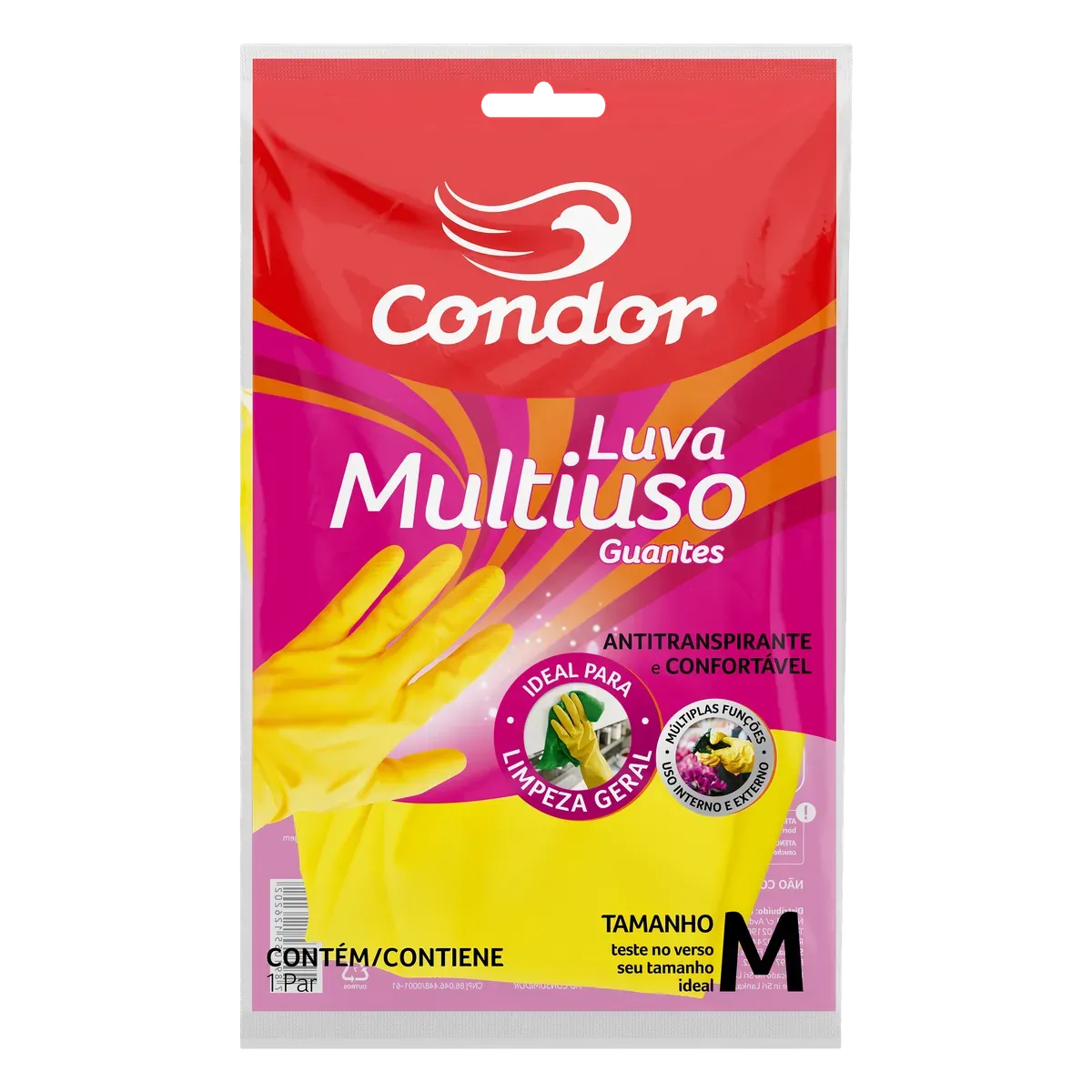 LUVA MULTIUSO MEDIA CONDOR