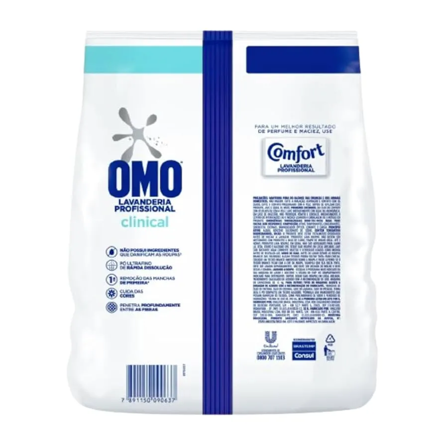 LAVA ROUPA OMO 4KG CLINICAL