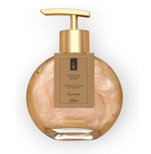 SABONETE LIQUIDO VANILLA 200ML VIA AROMA