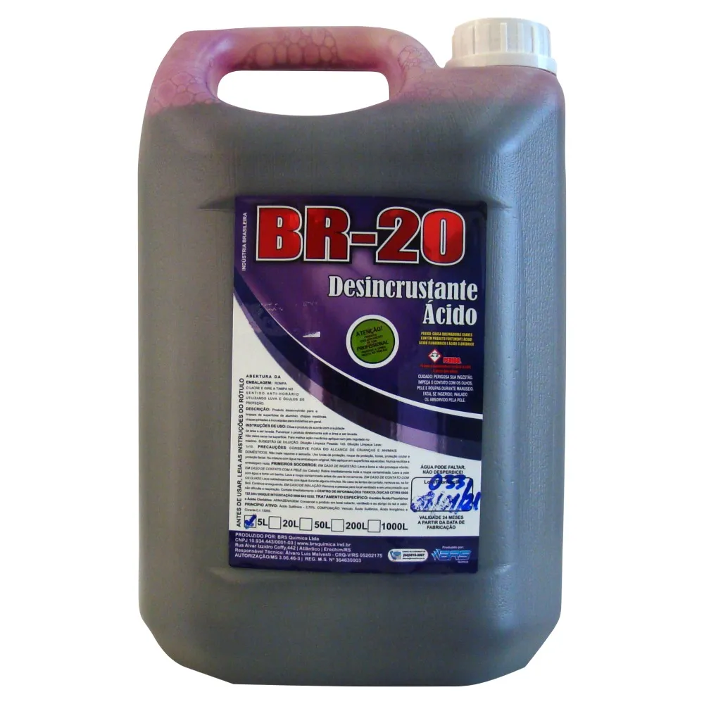 DESINCRUSTANTE BR 20 - 5 L (METACIL)