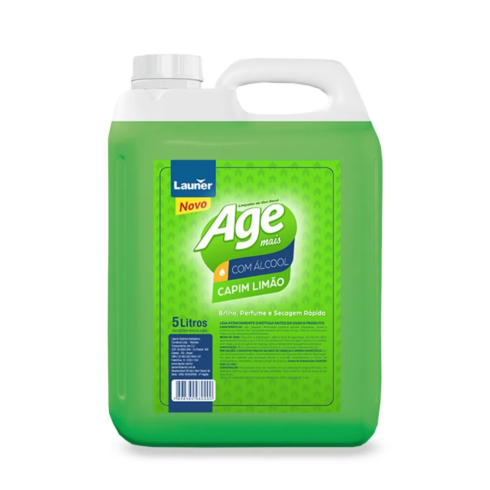 LIMPADOR PERFUMADO  CAPIM LIMAO AGE 5L